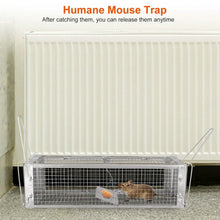 Load image into Gallery viewer, Dual Door Rat Trap Cage Humane with 2 Detachable U Shape Rod
