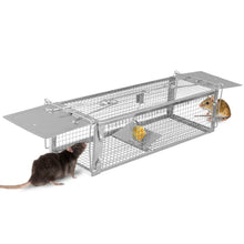 Load image into Gallery viewer, Dual Door Rat Trap Cage Humane with 2 Detachable U Shape Rod
