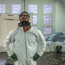 Load image into Gallery viewer, Dual Filter Cartridge Respirator Mask with Goggles