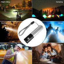Load image into Gallery viewer, Dual Power LED Flashlight With Pure Beam Slide Focus Waterproof Rechargeable LED USB Telescopic Zoom Portable Flashlight For Night Lighting Night Riding Camping High-Powered Flash Lights