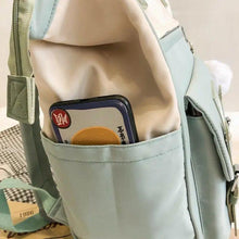 Load image into Gallery viewer, Durable Backpacks for School Teenagers Girls Designer Patchwork Bagpack With Cute Ring Bag For Travel, Laptop, Backpack Women Notebook