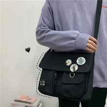Load image into Gallery viewer, Durable Canvas Diagonal Cross Bag Youth Fashion And Casual Version Ladies Large Capacity Shoulder Bag For Women And Girls