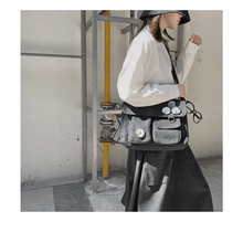 Load image into Gallery viewer, Durable Canvas Diagonal Cross Bag Youth Fashion And Casual Version Ladies Large Capacity Shoulder Bag For Women And Girls