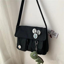 Load image into Gallery viewer, Durable Canvas Diagonal Cross Bag Youth Fashion And Casual Version Ladies Large Capacity Shoulder Bag For Women And Girls