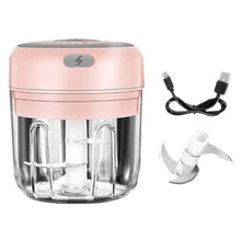 Load image into Gallery viewer, Durable Electric Food Crusher Mini Garlic Press Garlic Crusher Vegetable Chopper For Kitchen Crushed Garlic Crushed Ginger Crushed Chili
