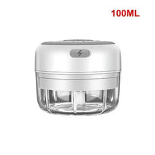 Load image into Gallery viewer, Durable Electric Food Crusher Mini Garlic Press Garlic Crusher Vegetable Chopper For Kitchen Crushed Garlic Crushed Ginger Crushed Chili