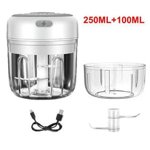 Load image into Gallery viewer, Durable Electric Food Crusher Mini Garlic Press Garlic Crusher Vegetable Chopper For Kitchen Crushed Garlic Crushed Ginger Crushed Chili