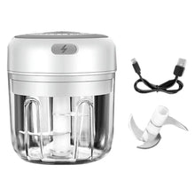 Load image into Gallery viewer, Durable Electric Food Crusher Mini Garlic Press Garlic Crusher Vegetable Chopper For Kitchen Crushed Garlic Crushed Ginger Crushed Chili