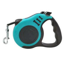 Load image into Gallery viewer, Durable Leash Automatic Retractable Nylon Dog Cat Lead Extension Puppy Automatic Telescopic Pet Leash Pet Tractor Small And Medium Dog Cat Traction Rope 360° Tangle Free Easy One Button Brake And Lock Running Lead For Dogs