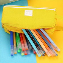 Load image into Gallery viewer, Durable Simple Large Capacity School Stationery Double Layer Case Students Unique Design High Quality Office Handbag Pencil Case
