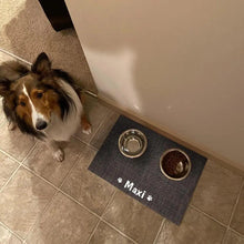 Load image into Gallery viewer, Durable Waterproof Pet Feeding Mat Water Cushion Non- Slip Personalized Pet Mat For Dog Cat Bowl Drinking Feeding Mat