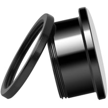 Load image into Gallery viewer, Undead Bride and Groom Halloween Black Anodized Plug Set 18mm