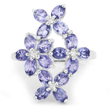 Load image into Gallery viewer, 2.89 Carat Genuine Tanzanite .925 Sterling Silver Ring