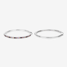 Load image into Gallery viewer, 2.24 Carat Genuine Multi Sapphire .925 Sterling Silver Earrings