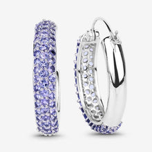 Load image into Gallery viewer, 3.06 Carat Genuine Tanzanite .925 Sterling Silver Earrings
