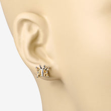 Load image into Gallery viewer, 0.88 Carat Genuine Citrine .925 Sterling Silver Earrings