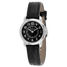 Load image into Gallery viewer, Coach Women's Black Leather Silver Quartz