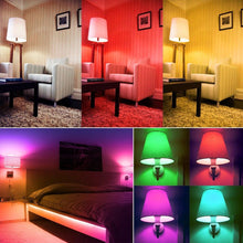 Load image into Gallery viewer, E14 LED Bulb Candle Color Indoor Neon Sign Light Bulb RGB Tape With Controller Lighting 220V E12 Dimmable Smart Lamp For Home Smart WiFi Candelabra Light Bulb, C37 Shape RGB+C+W LED Candle Light Bulb, 5W 400LM (2700k-6500k) Candelabra Bulb