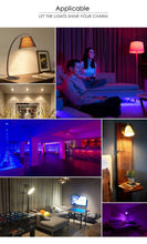 Load image into Gallery viewer, E14 LED Bulb Candle Color Indoor Neon Sign Light Bulb RGB Tape With Controller Lighting 220V E12 Dimmable Smart Lamp For Home Smart WiFi Candelabra Light Bulb, C37 Shape RGB+C+W LED Candle Light Bulb, 5W 400LM (2700k-6500k) Candelabra Bulb