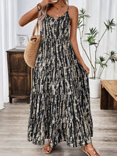 Load image into Gallery viewer, Elegant Black Printed Maxi Dress Chic Charming Long Dress For Women