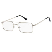 Load image into Gallery viewer, Luxury Famous Retro Modern Square Unisex Men and Women‘s Sunglasses With Alloy Metal Small Frame With Clear Double Bridge Men's Sunglasses