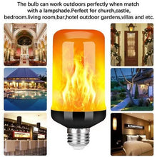 Load image into Gallery viewer, E27 LED Flame Effect Light Bulb