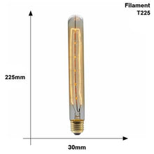Load image into Gallery viewer, E27 Retro Edison Bulb AC 220V 110V 40W Dimmable Vintage Edison Light bulb ST64 G80 G95 T225 T300 Incandescent Lamp Edison Lamp Bravelight Antique Vintage Light Bulbs, T64 40W 2700K Warm Dimmable, Squirrel Cage Filament Edison Light Bulb for Table Lamp