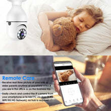 Load image into Gallery viewer, E27 WiFi Bulb Camera 1080P FHD WiFi IP Pan Tilt Security Surveillance Camera