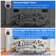 Load image into Gallery viewer, E27 WiFi Bulb Camera 1080P FHD WiFi IP Pan Tilt Security Surveillance Camera