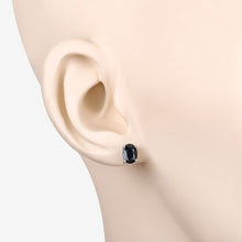 Load image into Gallery viewer, 1.90 Carat Genuine Blue Sapphire 10K White Gold Earrings