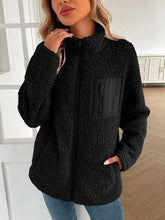 Load image into Gallery viewer, Winter Warm Zip Up Long Sleeve Jacket Fuzzy Cozy & Stylish Jacket Cold-Weather Essential Outdoor Jacket