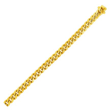 Load image into Gallery viewer, 6.1mm 14k Yellow Gold Semi Solid Miami Cuban Bracelet