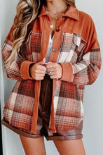 Load image into Gallery viewer, Plaid Button Up Long Sleeve Jacket Classic & Timeless Lightwear Outerwear For women and Girls