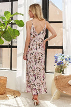 Load image into Gallery viewer, New Summer Watercolor V-Neck Midi Cami Dress For Women β Artistic, Elegant, Dreamy, Fashionable, Stylish, Romantic Charm