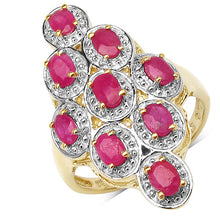 Load image into Gallery viewer, 1.98 Carat Genuine Ruby .925 Sterling Silver Ring