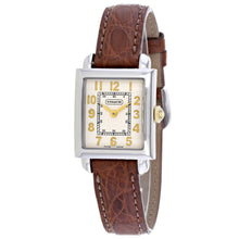 Load image into Gallery viewer, Coach Women's Brown Leather Silver Quartz
