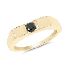 Load image into Gallery viewer, 0.25 Carat Genuine Black Diamond .925 Sterling Silver Ring