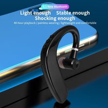 Load image into Gallery viewer, Ear Hook Bluetooth Wireless Headphone Single Ear Hook Business Headphones Wireless Bluetooth Noise Isolating Earbuds With Microphone Clear Calls Handsfree Sports Earbud Comfortable Painless Wearing Ergonomic Design