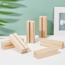 Load image into Gallery viewer, Earrings Jewelry Display Wooden Base Ring Necklace Jewelry Stands Holders Earring Cards Wood Base Retail Display Classic Design Ring Necklace Jewelry Storage Case Jewelry Organiser For Women
