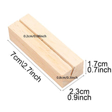 Load image into Gallery viewer, Earrings Jewelry Display Wooden Base Ring Necklace Jewelry Stands Holders Earring Cards Wood Base Retail Display Classic Design Ring Necklace Jewelry Storage Case Jewelry Organiser For Women
