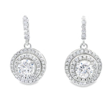 Load image into Gallery viewer, Cubic Zirconia Earrings Sterling Silver