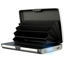 Load image into Gallery viewer, eCharge Wallet Deluxe Portable Power Bank and Credit Card Case