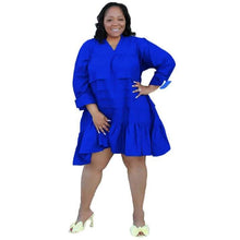 Load image into Gallery viewer, Echoine Women's Oversized Loose Ladies Midi Dress