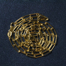Load image into Gallery viewer, 18K Yellow Gold Paperclip Chain (2.50 mm)