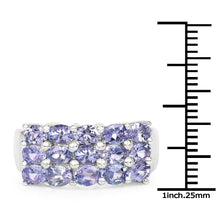 Load image into Gallery viewer, 2.55 Carat Genuine Tanzanite .925 Sterling Silver Ring