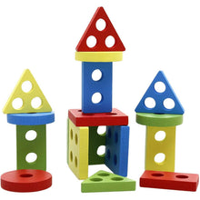 Load image into Gallery viewer, Educational Toys Wooden Shapes Sorter