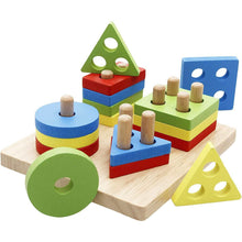 Load image into Gallery viewer, Educational Toys Wooden Shapes Sorter