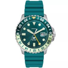 Load image into Gallery viewer, Fossil Men's Blue GMT