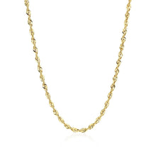 Load image into Gallery viewer, 10K Yellow Gold Lite Rope Chain (2.50 mm)