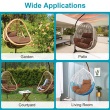 Load image into Gallery viewer, Egg Chair Hanging Basket Seat Cushion with Headrest
